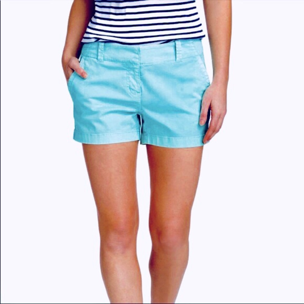 J. Crew Broken In Chino Baby Blue Shorts